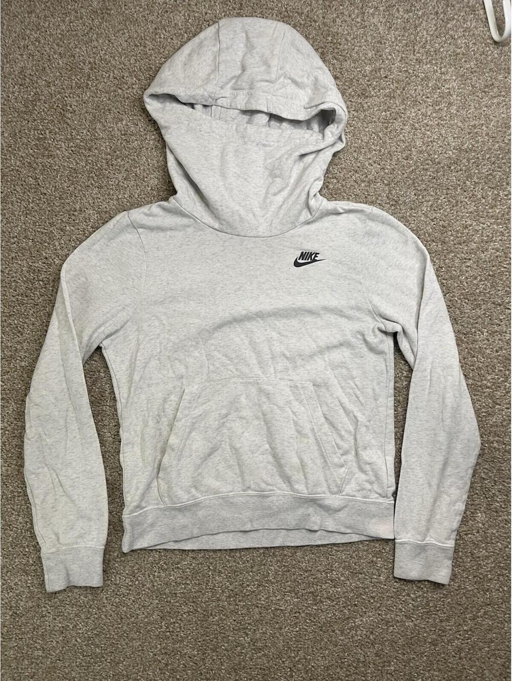 Nike cowl neck hooded sweatshirt womens‎ size XS  Stained